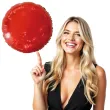 balon foliowy classic czerwony metalik godan 18 rnd