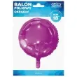 balon foliowy classic fuksja metalik godan 18 rnd