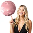 balon foliowy classic rozowy jasny metalik godan 18 rnd
