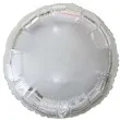 balon foliowy classic srebrny metalik godan 18 rnd