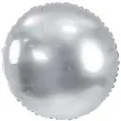 balon foliowy classic srebrny partydeco 18 rnd
