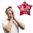 balon foliowy congrats czerwony w kropki takarakosan 15 str