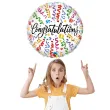 balon foliowy congratulations qualatex 18 rnd