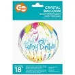 balon foliowy crystal urodziny godan 18 orb