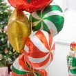 balon foliowy cukierek lizak czerwono zielony partydeco 14 rnd