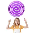 balon foliowy cukierek lizak spirala fioletowy arpex 18 rnd