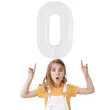 balon foliowy cyfra 0 bialy jix 40 shp