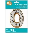 balon foliowy cyfra 0 ciasteczko godan 31 dgt