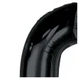 balon foliowy cyfra 0 czarny godan 36 dgt