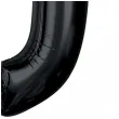 balon foliowy cyfra 0 czarny godan 36 dgt