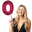 balon foliowy cyfra 0 czerwony godan 36 dgt