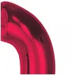 balon foliowy cyfra 0 czerwony godan 36 dgt
