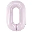 balon foliowy cyfra 0 fioletowy partydeco 34 dgt