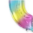 balon foliowy cyfra 0 gradient pastelowy flexmetal 34 dgt