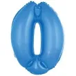 balon foliowy cyfra 0 niebieski godan 14 dgt