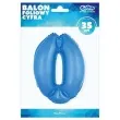 balon foliowy cyfra 0 niebieski godan 14 dgt