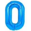 balon foliowy cyfra 0 niebieski partypal 16 dgt