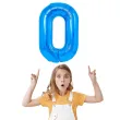 balon foliowy cyfra 0 niebieski partypal 16 dgt