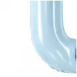 balon foliowy cyfra 0 pastel blekitny partydeco 34 dgt