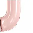 balon foliowy cyfra 0 pastel rozowy jasny partydeco 34 dgt