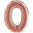 balon foliowy cyfra 0 rozowe zloto grabo 26 dgt
