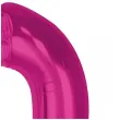 balon foliowy cyfra 0 rozowy ciemny godan 36 dgt