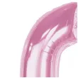 balon foliowy cyfra 0 rozowy jasny godan 36 dgt
