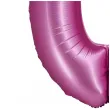 balon foliowy cyfra 0 rozowy satynowy godan 30 dgt