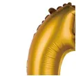 balon foliowy cyfra 0 satynowa zloty godan 14 dgt