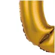 balon foliowy cyfra 0 satynowa zloty godan 14 dgt