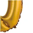 balon foliowy cyfra 0 satynowa zloty godan 14 dgt