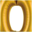 balon foliowy cyfra 0 satynowa zloty godan 14 dgt