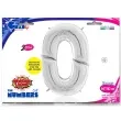 balon foliowy cyfra 0 srebrny grabo 64 shp