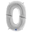 balon foliowy cyfra 0 srebrny grabo 64 shp
