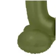 balon foliowy cyfra 0 stojaca oliwkowy folat 34 dgt