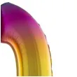 balon foliowy cyfra 0 teczowy funny fashion 40 dgt