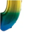 balon foliowy cyfra 0 teczowy funny fashion 40 dgt