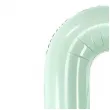 balon foliowy cyfra 0 zielony partydeco 34 dgt