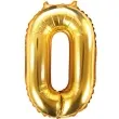 balon foliowy cyfra 0 zloty partydeco 14 dgt