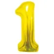 balon foliowy cyfra 1 beauty and charm zloty godan 33 dgt