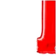 balon foliowy cyfra 1 czerwony grabo 26 dgt