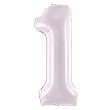 balon foliowy cyfra 1 fioletowy partydeco 34 dgt