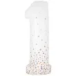 balon foliowy cyfra 1 holograficzne grochy bialy oaktree 34 dgt
