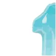 balon foliowy cyfra 1 ombre niebieski jasny qualatex 38 dgt