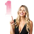 balon foliowy cyfra 1 ombre rozowy jasny qualatex 38 dgt