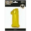 balon foliowy cyfra 1 zloty godan 34 dgt