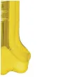 balon foliowy cyfra 1 zloty partypal 16 dgt