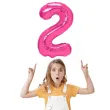 balon foliowy cyfra 2 fuksja partypal 16 dgt