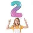 balon foliowy cyfra 2 kosmos teczowy godan 31 dgt
