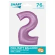balon foliowy cyfra 2 lawendowy matowy godan 30 dgt